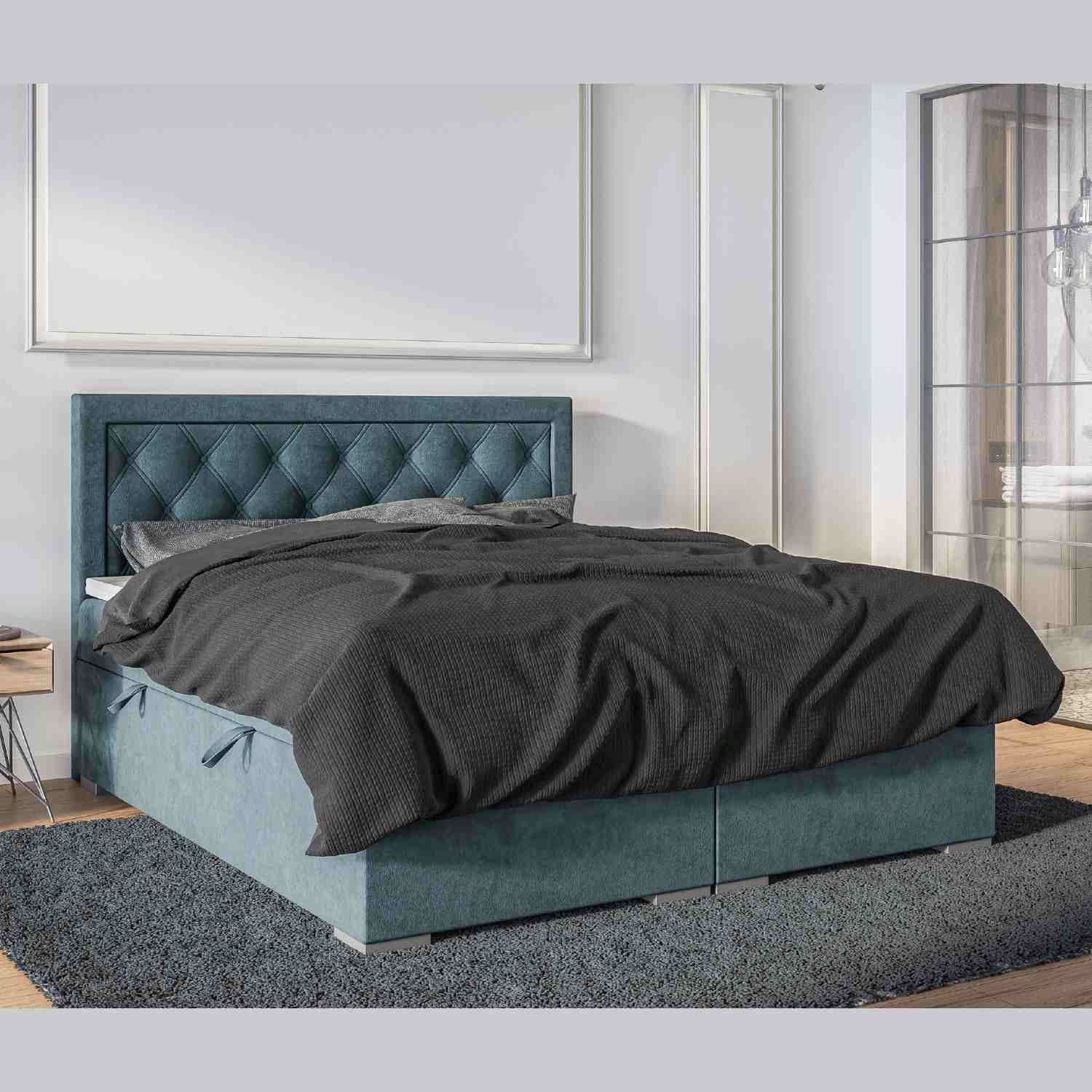 Pat tapitat boxspring Max